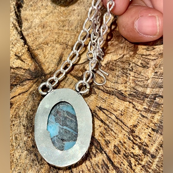 🚨SALE!🚨 DR Caribbean Larimar Necklace - Picture 6 of 9